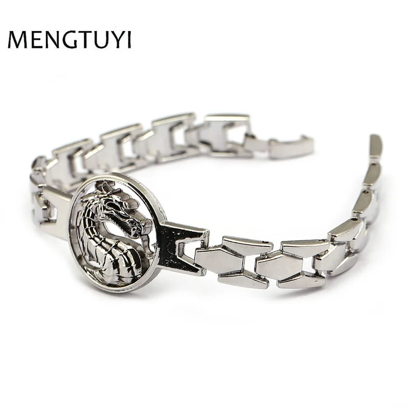 J Store Classic Game souvenir Mortal Kombat Jewelry dragon silver chain bracelet Trendy Metal bracelets men jewelry gift
J Store Classic Game souvenir Mortal Kombat Jewelry dragon silver chain bracelet Trendy Metal bracelets men jewelry gift