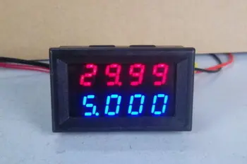 (DC 0V-200V 10A) Dual LED Digital Voltmeter AmmeterRED/BLUE Built SHUNT 12v 24v
(DC 0V-200V 10A) Dual LED Digital Voltmeter AmmeterRED/BLUE Built SHUNT 12v 24v