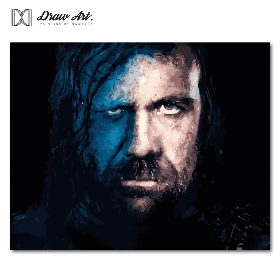 Sandor Clegane Painting by Numbers on Canvas Game of Thrones Paint by Numbers for Adults TV Poster Hand Painted Home Decor
Sandor Clegane Painting by Numbers on Canvas Game of Thrones Paint by Numbers for Adults TV Poster Hand Painted Home Decor