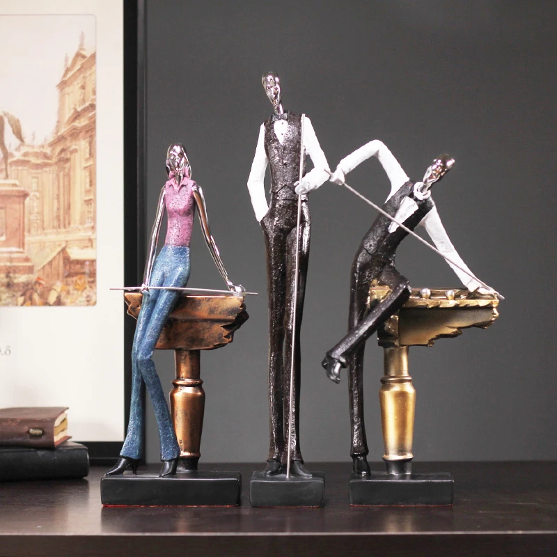 Simulation Man Woman Playing Billiard Figurine Home Decor Miniature Fairy Garden Decoration Accessories Modern
Simulation Man Woman Playing Billiard Figurine Home Decor Miniature Fairy Garden Decoration Accessories Modern