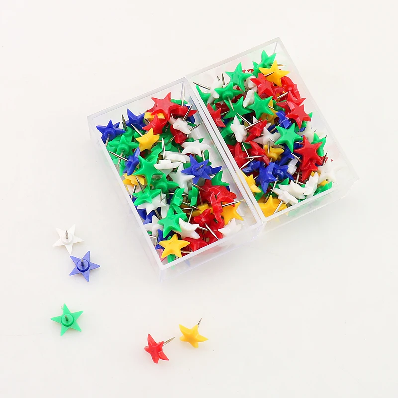 High quality Plastic Quality Cork Board Safety star shaped Colored Push Pins Thumbtack Office School Accessories Supplies
High quality Plastic Quality Cork Board Safety star shaped Colored Push Pins Thumbtack Office School Accessories Supplies