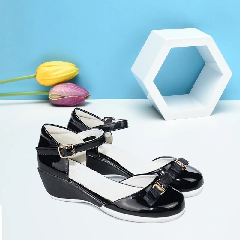 Black Princess Girls Sandals Kids Shoes For Girls Dress Shoes Party Wedding Children Shoe White Outsole
Black Princess Girls Sandals Kids Shoes For Girls Dress Shoes Party Wedding Children Shoe White Outsole
