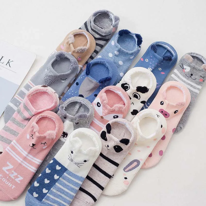 2/3/4/5 pairs women cotton socks stereoscopic Cute Animal Female Kawaii Cat With Dog Summer Short Socks Women Casual Funny Socks
2/3/4/5 pairs women cotton socks stereoscopic Cute Animal Female Kawaii Cat With Dog Summer Short Socks Women Casual Funny Socks