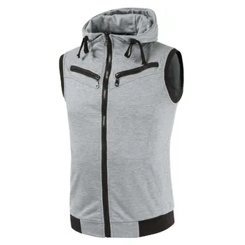 Fashion Vest Hooded Collar Waistcoat Men Vest with Multi Pocket Zipper Sleeveless Jacket Casual Slim Cotton Man Clothing
Fashion Vest Hooded Collar Waistcoat Men Vest with Multi Pocket Zipper Sleeveless Jacket Casual Slim Cotton Man Clothing
