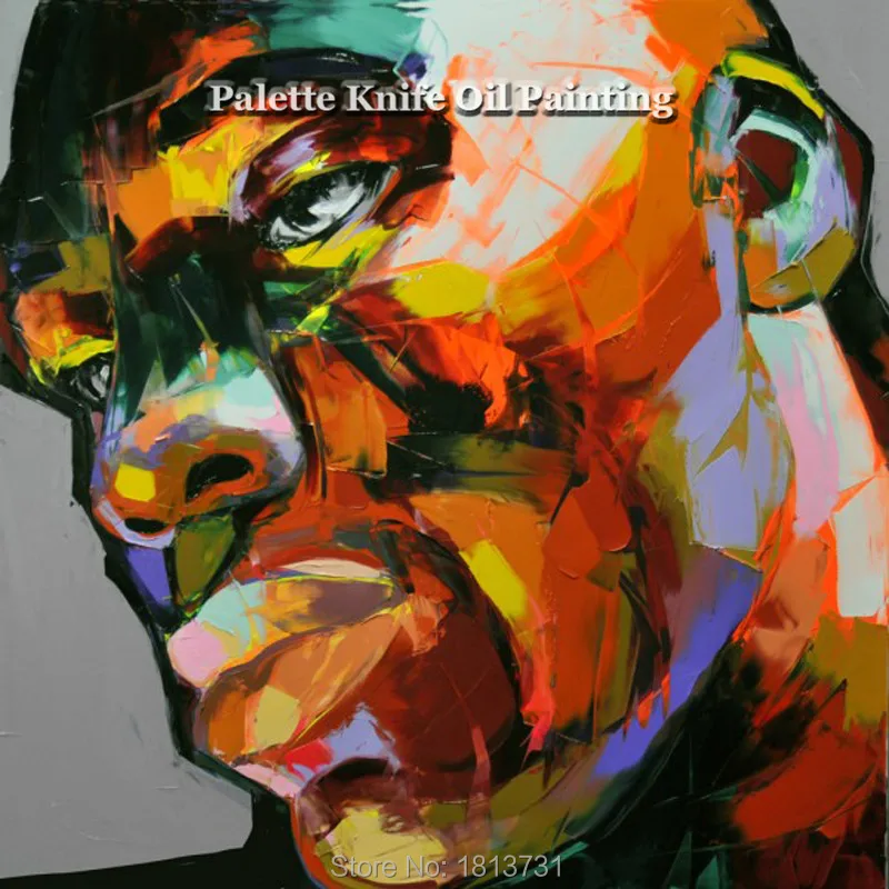 Hand painted Francoise Nielly Palette knife portrait Face Oil painting Character figure canva wall Art picture12-32
Hand painted Francoise Nielly Palette knife portrait Face Oil painting Character figure canva wall Art picture12-32