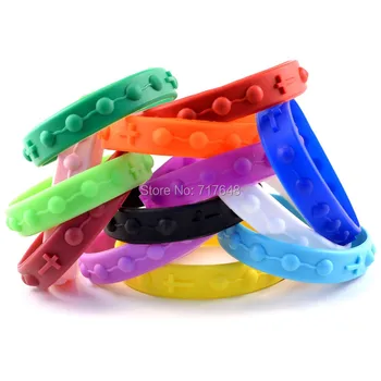 200pcs Rosary Decade wristband silicone bracelets free shipping by FEDEX
200pcs Rosary Decade wristband silicone bracelets free shipping by FEDEX