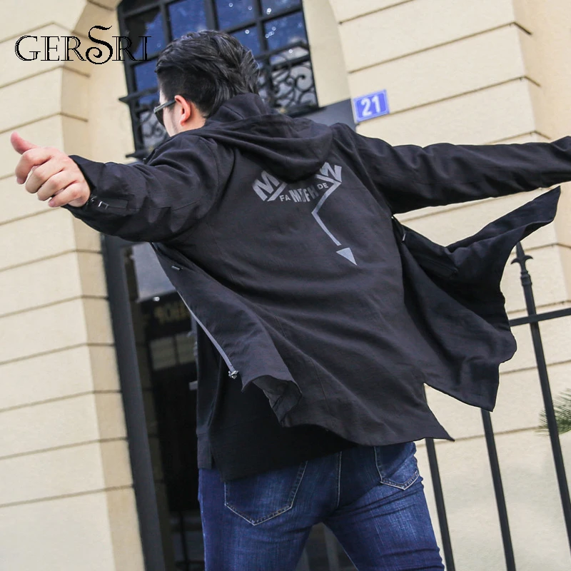 Gersri Men's Hooded Trench Coat Male High Fashion Casual Windbreaker Trench Jacket Spring Autumn Mens Long Oversized XL-6XL
Gersri Men's Hooded Trench Coat Male High Fashion Casual Windbreaker Trench Jacket Spring Autumn Mens Long Oversized XL-6XL