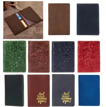 Men / Women Genuine Leather Passport Holder Cow Leather Case Solid Color for Business Office Travel Vintage Flower Print
Men / Women Genuine Leather Passport Holder Cow Leather Case Solid Color for Business Office Travel Vintage Flower Print