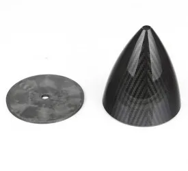 RC Model 4" (101.6mm) Carbon Fiber Spinner with Carbon Fiber Back plate 3K Surface Processing
RC Model 4" (101.6mm) Carbon Fiber Spinner with Carbon Fiber Back plate 3K Surface Processing