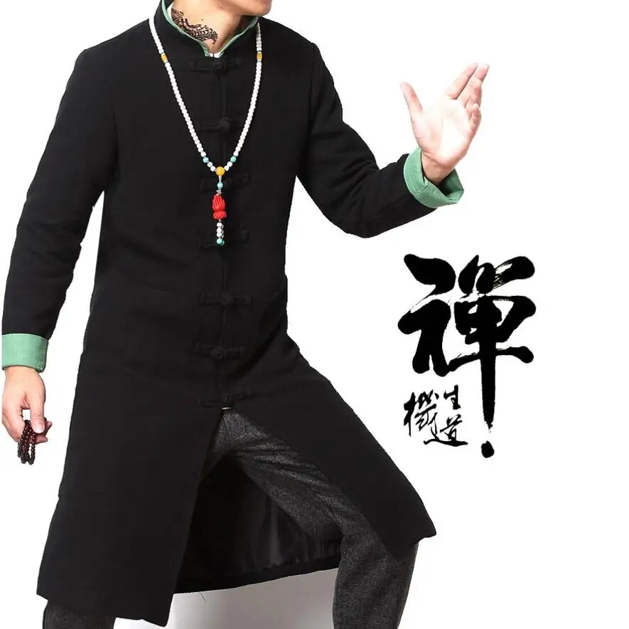 New spring wind China gown cuff XL, collar personality characteristics of male coat Chinese style hanfu Kunfu costume
New spring wind China gown cuff XL, collar personality characteristics of male coat Chinese style hanfu Kunfu costume