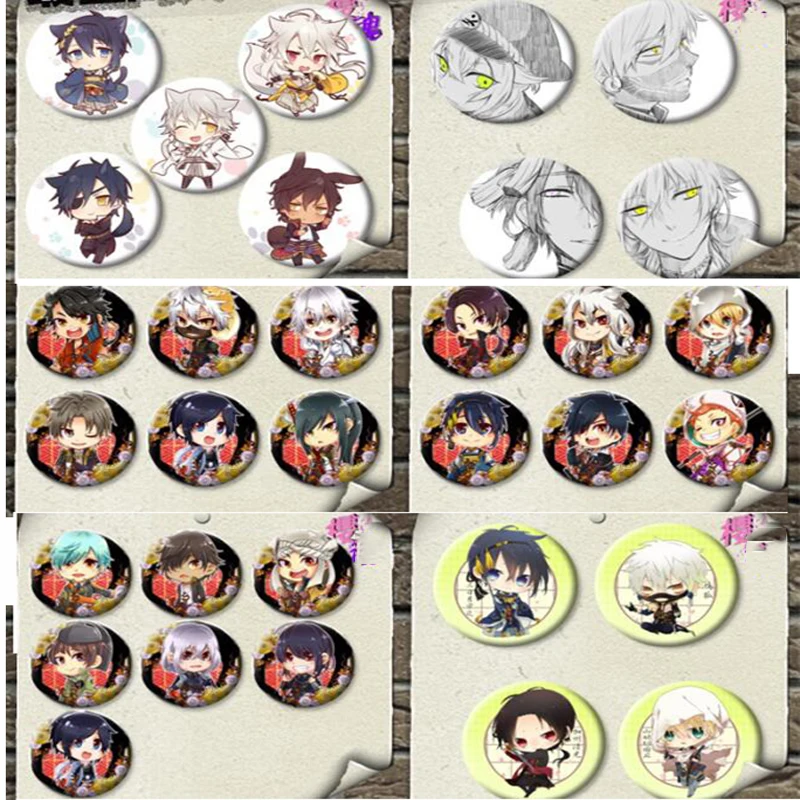 ZXFJXR 4pcs/set 58MM Touken Ranbu Online Mikazuki Nakigitsune Kogitsunemaru FoxBall HonebamiToushirou Yasusada Badge Brooch Pins
ZXFJXR 4pcs/set 58MM Touken Ranbu Online Mikazuki Nakigitsune Kogitsunemaru FoxBall HonebamiToushirou Yasusada Badge Brooch Pins