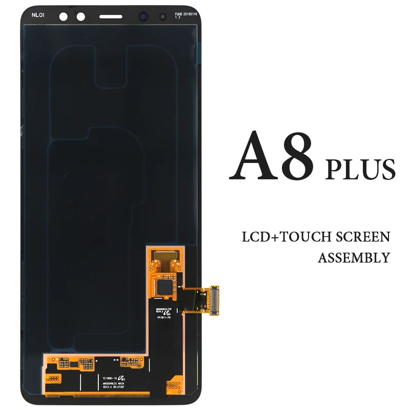 Phone Replacement Spare Parts For Samsung Galaxy A8 Plus 2018 LCD Screen 6'' Black A730F A730X AMOLED Display Digitizer Assembly
Phone Replacement Spare Parts For Samsung Galaxy A8 Plus 2018 LCD Screen 6'' Black A730F A730X AMOLED Display Digitizer Assembly