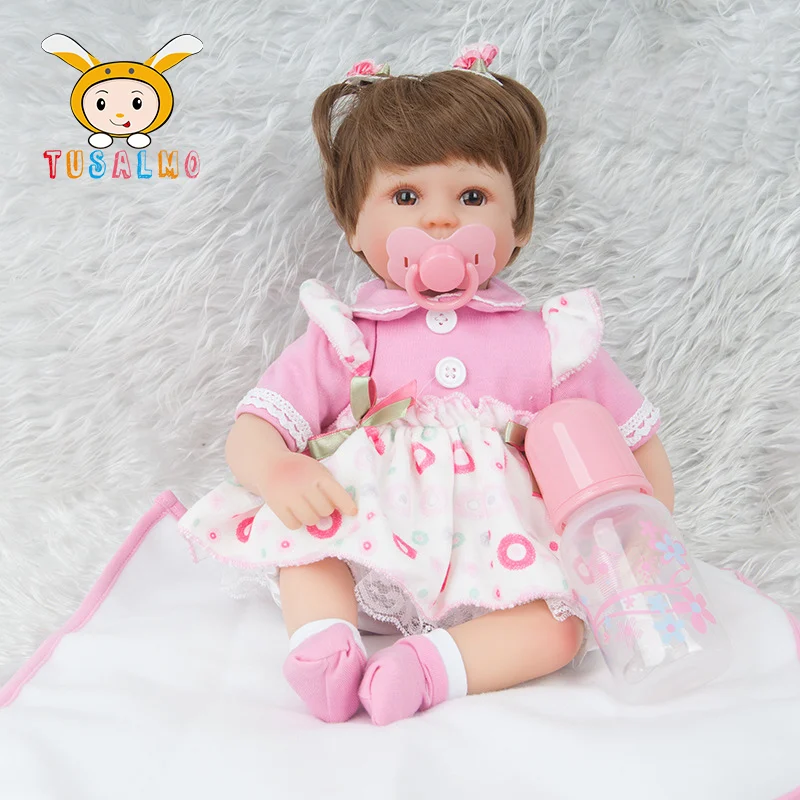 55cm reborn doll imitation baby gold hair silicone plush baby doll reborn baby dolls for girls kids toys for girls Vinyl
55cm reborn doll imitation baby gold hair silicone plush baby doll reborn baby dolls for girls kids toys for girls Vinyl