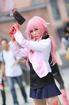 Mirai Nikki Future Diary Yuno Gasai Cosplay Costume Cos uniforms Daily Use whole set
Mirai Nikki Future Diary Yuno Gasai Cosplay Costume Cos uniforms Daily Use whole set