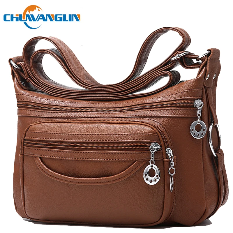 Chuwanglin crossbody bags for women fashion casual leather bags middle aged shoulder bags Wild messenger bag S8601
Chuwanglin crossbody bags for women fashion casual leather bags middle aged shoulder bags Wild messenger bag S8601
