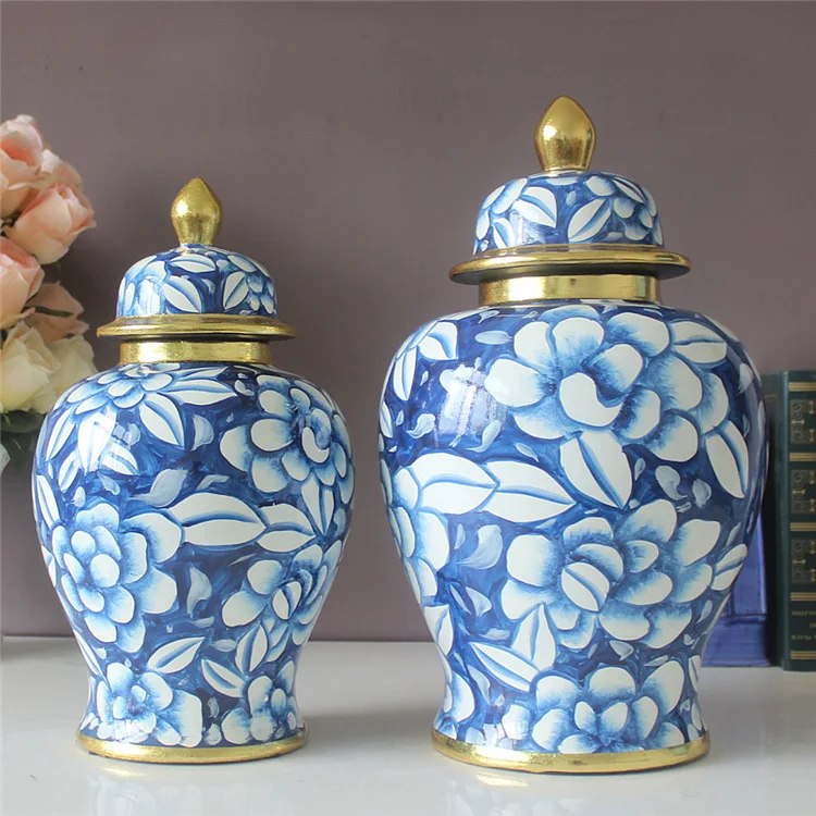 European Ornaments Ceramics temple Jar Home Furnishings Wedding Decorations Simple Modern Creative Living Room Crafts jar vase
European Ornaments Ceramics temple Jar Home Furnishings Wedding Decorations Simple Modern Creative Living Room Crafts jar vase