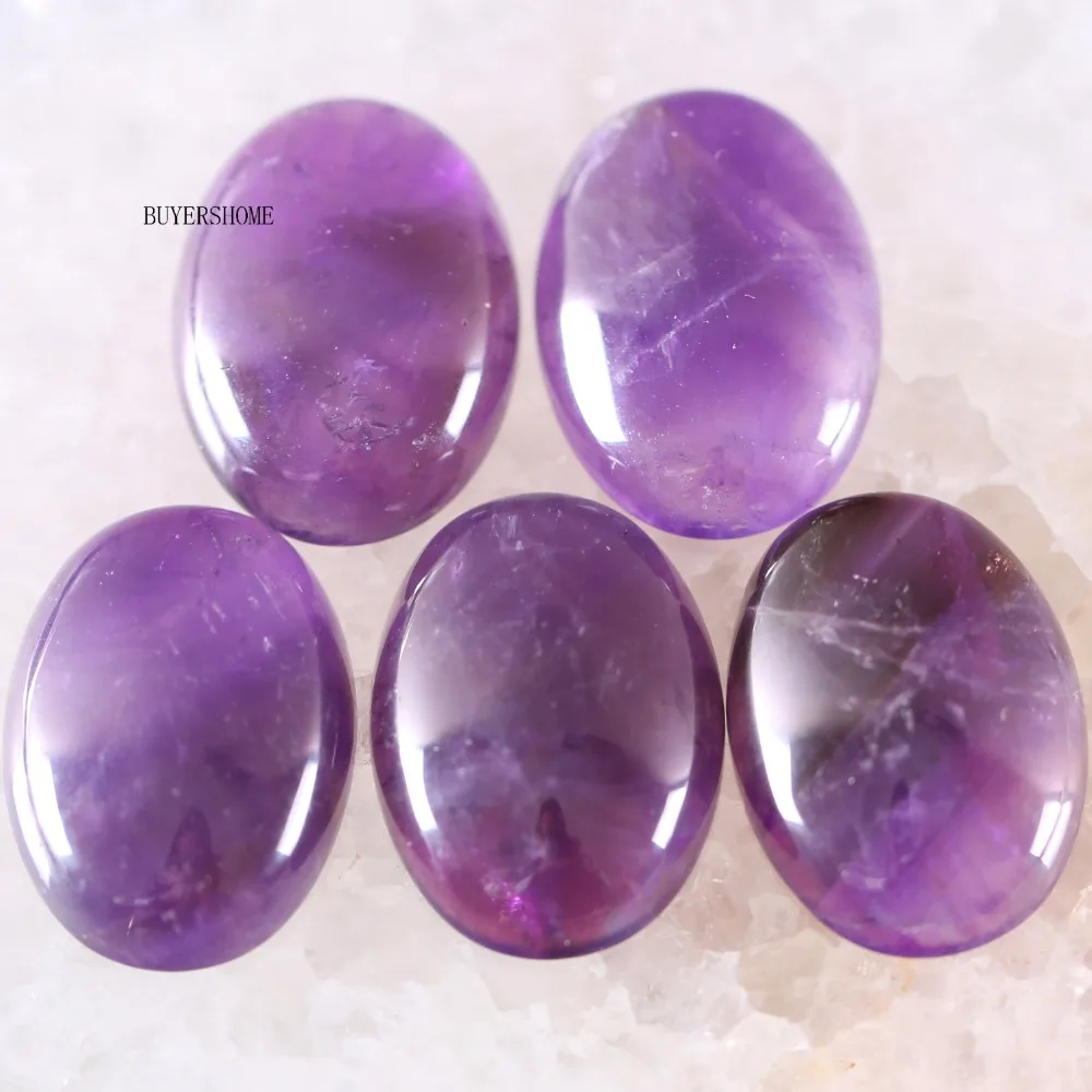 For Jewelry Making Necklace Pendant Bracelet Earrings 18x25MM Oval Natural Stone Bead Purple Crystal CAB Cabochon 5Pcs K582
For Jewelry Making Necklace Pendant Bracelet Earrings 18x25MM Oval Natural Stone Bead Purple Crystal CAB Cabochon 5Pcs K582