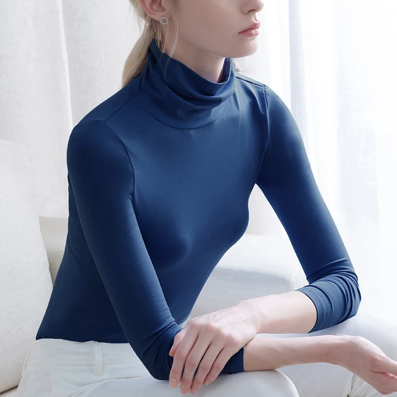 t-shirt women long sleeve t shirt turtleneck t shirts modal thermal winter spring autumn tops
t-shirt women long sleeve t shirt turtleneck t shirts modal thermal winter spring autumn tops