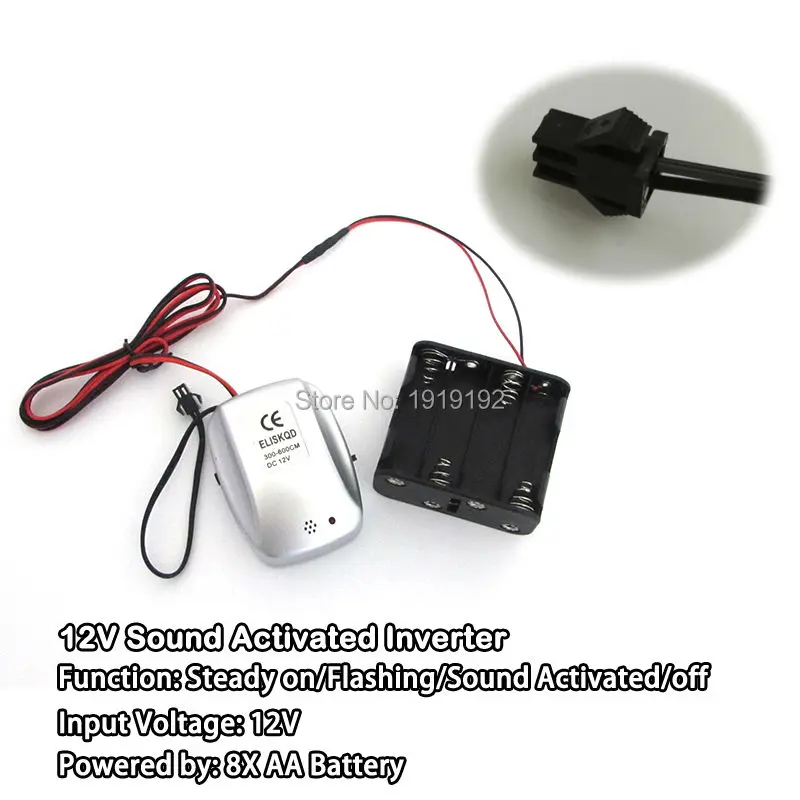 2020 Newest DC12V Sound Activated EL wire Inverter EL driver for 6meters long el wire or el strips For Car Dance Wedding decor
2020 Newest DC12V Sound Activated EL wire Inverter EL driver for 6meters long el wire or el strips For Car Dance Wedding decor