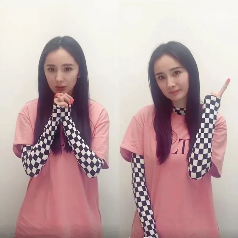 Yang Shake The Same 2019 New Black and White Chessboard Inside A T-Shirt Bottom Shirt Pure Color Women's T-shirt Women
Yang Shake The Same 2019 New Black and White Chessboard Inside A T-Shirt Bottom Shirt Pure Color Women's T-shirt Women