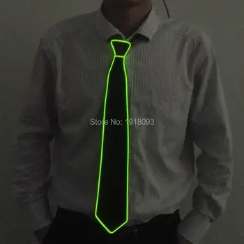 2019 Holiday Lighting Fashion Glowing Props EL Wire Flashing Tie DC-3V Steady on Powered by2-AA batteries Lemon green Tie
2019 Holiday Lighting Fashion Glowing Props EL Wire Flashing Tie DC-3V Steady on Powered by2-AA batteries Lemon green Tie