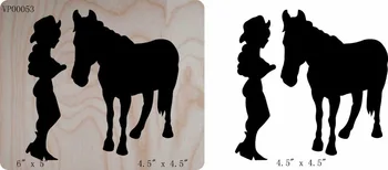 Groom and the horse Wooden dies fit /Scrabooking muyu 
Groom and the horse Wooden dies fit /Scrabooking muyu