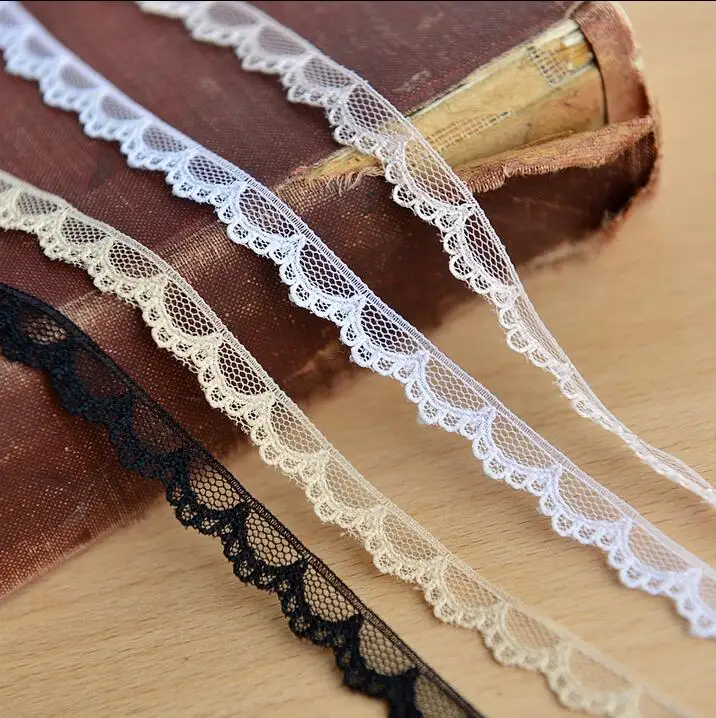 10 Meters/lot 1cm Width 6 Colors Polyester Lace Trim for Sewing Patchwork DIY Handmade Craft Garment Accessories
10 Meters/lot 1cm Width 6 Colors Polyester Lace Trim for Sewing Patchwork DIY Handmade Craft Garment Accessories