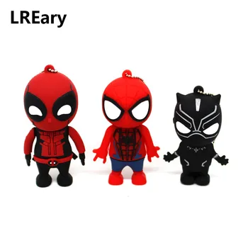 new arrival Deadpool/spiderman/black panther USB Flash Drive Pen Drive memory stick pendrive gift 32GB 16GB 8GB 4GB 128MB
new arrival Deadpool/spiderman/black panther USB Flash Drive Pen Drive memory stick pendrive gift 32GB 16GB 8GB 4GB 128MB