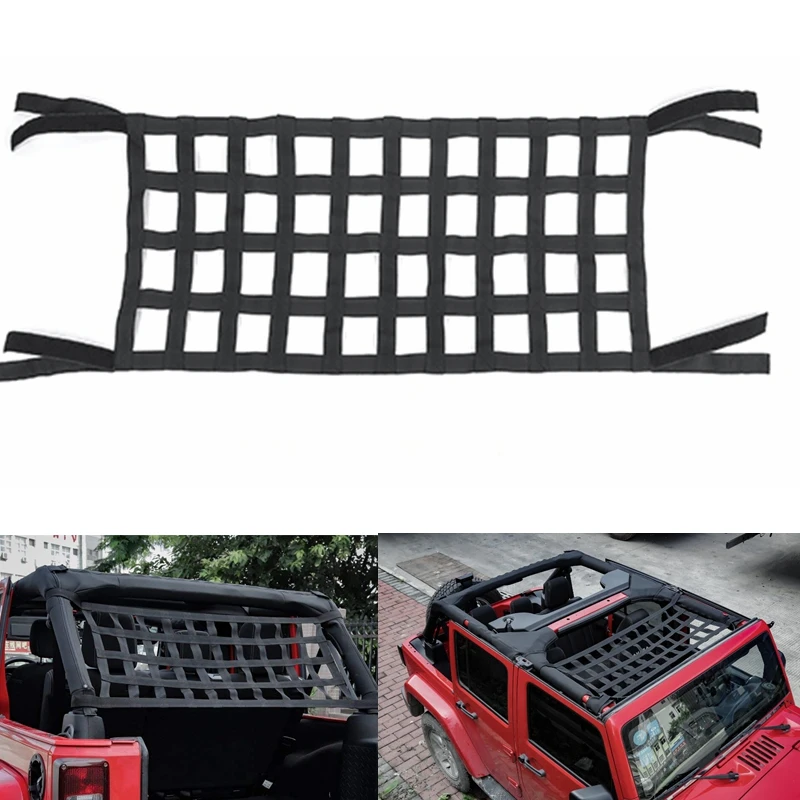 Car Roof Net Hammock Car Bed Rest Top Cover Cargo Net Back Window, Extra Storage for Jeep Wrangler JK YJ TJ JK JKU 87-2018 Parts
Car Roof Net Hammock Car Bed Rest Top Cover Cargo Net Back Window, Extra Storage for Jeep Wrangler JK YJ TJ JK JKU 87-2018 Parts