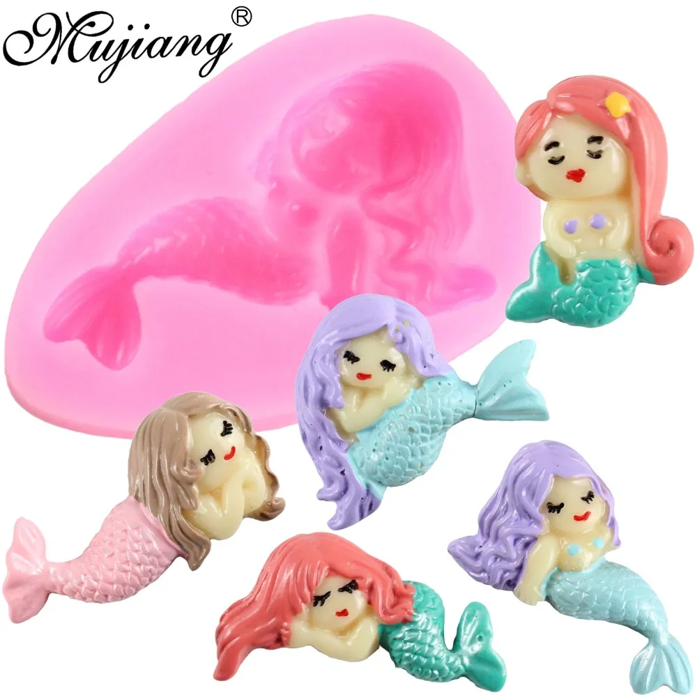 Cute Mini Mermaid Silicone Mold Fondant Mold Baby Birthday Cake Decorating Tools Candy Chocolate Gumpaste Molds Resin Soap Mould
Cute Mini Mermaid Silicone Mold Fondant Mold Baby Birthday Cake Decorating Tools Candy Chocolate Gumpaste Molds Resin Soap Mould