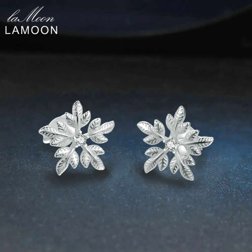 LAMOON 2018 New Stud Earrings Romantic Snowflake Design 100% Real 925 Sterling Silver Fine Jewelry For Women Girl Gift EY007
LAMOON 2018 New Stud Earrings Romantic Snowflake Design 100% Real 925 Sterling Silver Fine Jewelry For Women Girl Gift EY007