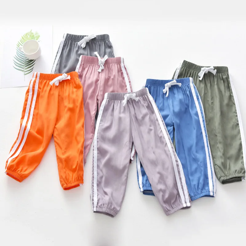 2019 Spring Summer Pants for Boys Kids Girls Leggings Soft Loose Trousers Candy Color Sports Style White Striped Pants Children
2019 Spring Summer Pants for Boys Kids Girls Leggings Soft Loose Trousers Candy Color Sports Style White Striped Pants Children