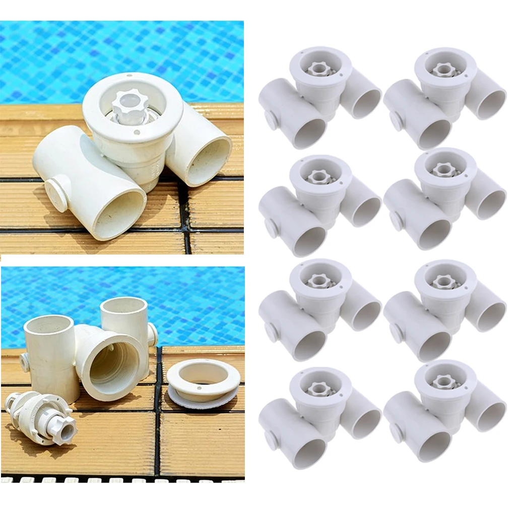 8pcs/set Swimming Pool Spa River Jet Massage Pool Massage Nozzle Big Power Jet ABS Swimming Pool Accessories
8pcs/set Swimming Pool Spa River Jet Massage Pool Massage Nozzle Big Power Jet ABS Swimming Pool Accessories