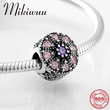 925 Sterling Silver pink purple zircon flowers fine beads Fit Original Pandora Charm Bracelet Jewelry making
925 Sterling Silver pink purple zircon flowers fine beads Fit Original Pandora Charm Bracelet Jewelry making