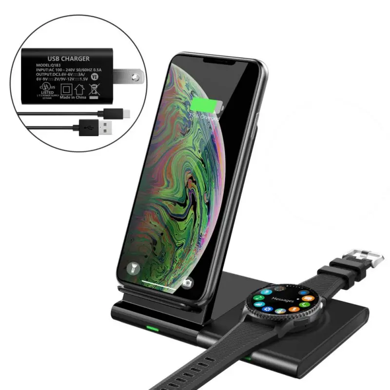 Q400 2in1 Smart Wireless Charger QC 2.0 / 3.0 Fast Charge Wireless Charging for Samsung Galaxy iPhone 7
Q400 2in1 Smart Wireless Charger QC 2.0 / 3.0 Fast Charge Wireless Charging for Samsung Galaxy iPhone 7