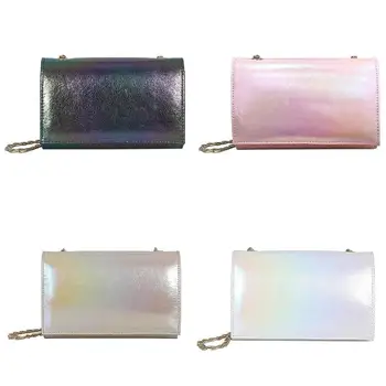 Party Shouder Bag for Women Patent Leather Flap Hasp Sweet Chain Mini Messenger Bag Mirror Surface Crossbody Hologram Purse Gold
Party Shouder Bag for Women Patent Leather Flap Hasp Sweet Chain Mini Messenger Bag Mirror Surface Crossbody Hologram Purse Gold