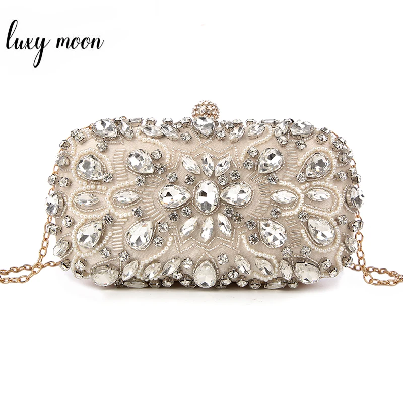 Luxury Crystal Clutch Purse and Handbag Wedding Clutch Bag for Women 2019 New Shoulder Bag Fashion Diamond Pearl bolsa feminina
Luxury Crystal Clutch Purse and Handbag Wedding Clutch Bag for Women 2019 New Shoulder Bag Fashion Diamond Pearl bolsa feminina