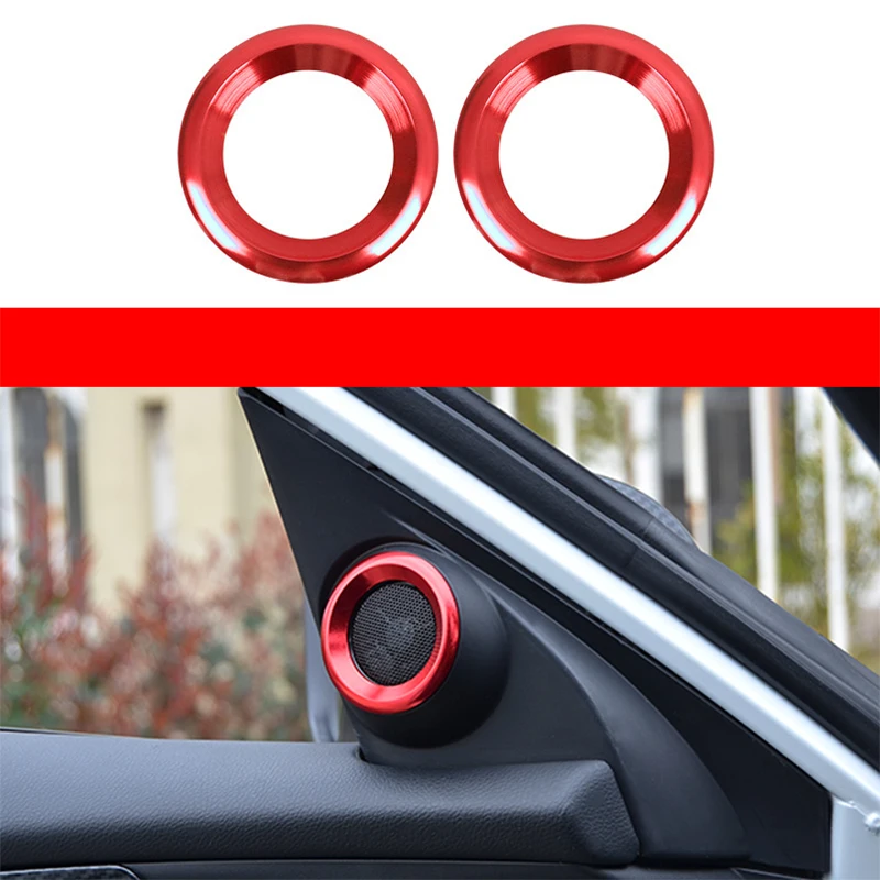 Red/Blue/Silver Speaker Audio Trim Rings Metal Round For Honda Civic 10th Decorative Car Radio Aluminum alloy
Red/Blue/Silver Speaker Audio Trim Rings Metal Round For Honda Civic 10th Decorative Car Radio Aluminum alloy