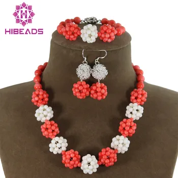 New Top Design White/Red Coral Jewelry Sets African Nigerian Coral Beads Wedding Jewelry Set Free Shpping CJ045
New Top Design White/Red Coral Jewelry Sets African Nigerian Coral Beads Wedding Jewelry Set Free Shpping CJ045