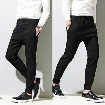 Fashion Dark black Style Spring and Summer Casual Harem Pants Super Handsome Mens Trousers
Fashion Dark black Style Spring and Summer Casual Harem Pants Super Handsome Mens Trousers