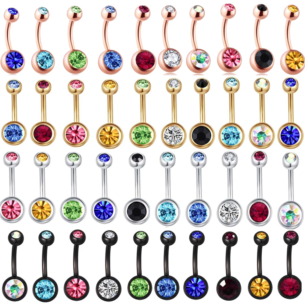 1 pcs/lot Piercing Navel Surgical Steel Single Crystal Rhinestone Belly Button Rings Navel Piercing Ombligo 5/8mm Ball Nombril
1 pcs/lot Piercing Navel Surgical Steel Single Crystal Rhinestone Belly Button Rings Navel Piercing Ombligo 5/8mm Ball Nombril