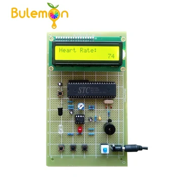 Heart Rate Meter Based on 51 Single-chip Computer Graduation Design Pulse Measuring Instrument Universal Board Making Kit
Heart Rate Meter Based on 51 Single-chip Computer Graduation Design Pulse Measuring Instrument Universal Board Making Kit