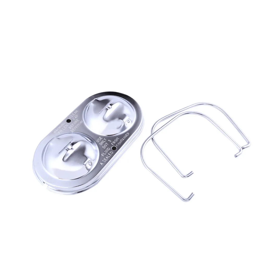 For Chrome G M Brake Master Cylinder Cover Dual Bail Brakes Chevy SBC BBC 350 454 Features:
For Chrome G M Brake Master Cylinder Cover Dual Bail Brakes Chevy SBC BBC 350 454 Features: