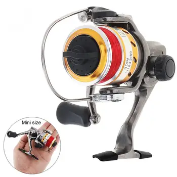 Mini Practical 100 Metal Fishing Reel Palm Size Spinning Reel with Fishing Line for Ice Fish Pen Fishing Rod
Mini Practical 100 Metal Fishing Reel Palm Size Spinning Reel with Fishing Line for Ice Fish Pen Fishing Rod