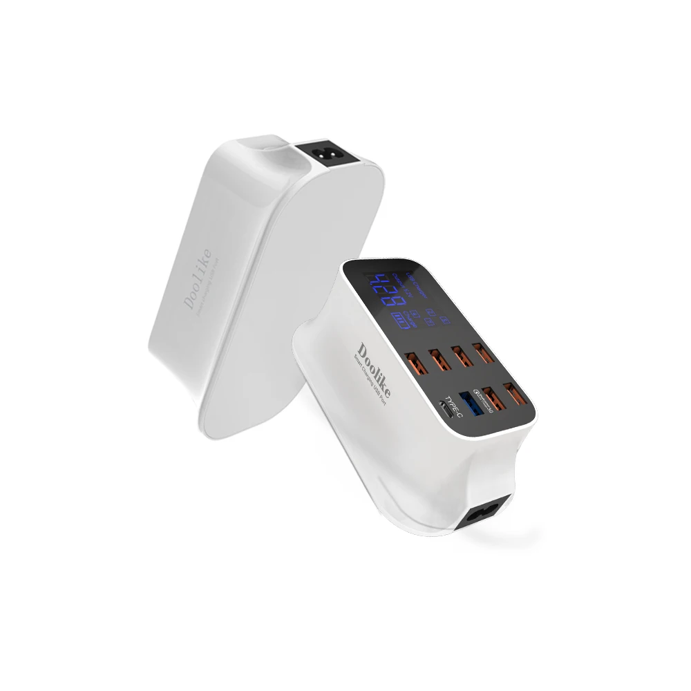 Doolike Digital Display Charging Current Multi-port Smart Charger 7 USB LCD Charger USB Socket For Samsung S8 For iPhone X
Doolike Digital Display Charging Current Multi-port Smart Charger 7 USB LCD Charger USB Socket For Samsung S8 For iPhone X