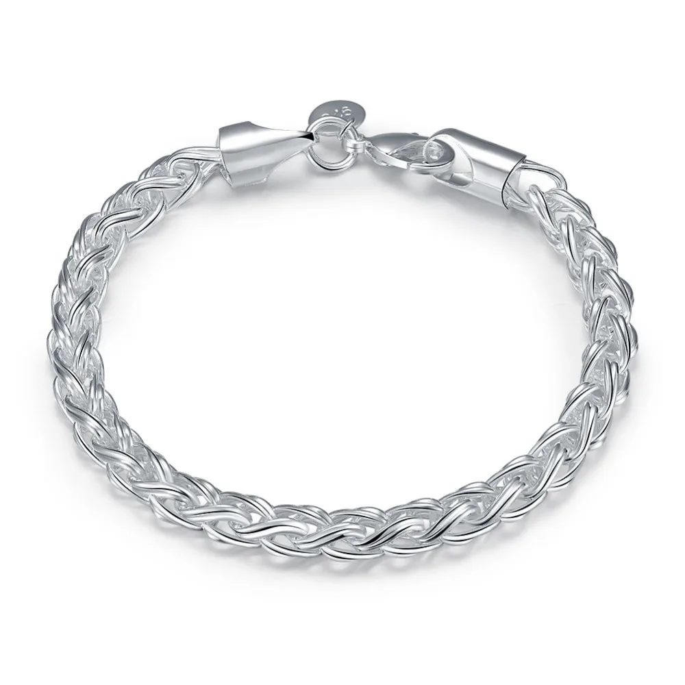2015 new hot 925 sterling silver jewelry bracelet fine fashion torsion circle bracelet top quality wholesale and retail SMTH070
2015 new hot 925 sterling silver jewelry bracelet fine fashion torsion circle bracelet top quality wholesale and retail SMTH070