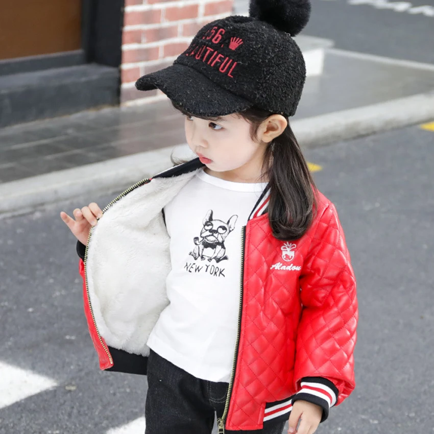 Benemaker 2019 Baby PU Leather Bomber Jackets For Boy Girl Children Fleece Outerwear Thick Windbreaker 12Y 14Y Kids Coats YJ092
Benemaker 2019 Baby PU Leather Bomber Jackets For Boy Girl Children Fleece Outerwear Thick Windbreaker 12Y 14Y Kids Coats YJ092