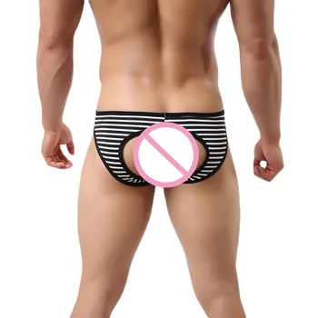 

Sexy Men Underwear Briefs Male Open Butt Thongs Jockstrap Modal Convex Pants Sexy Underwear Hombre Underpants Briefs Sexy Thongs