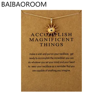 12pcs Fashion Jewelry Reminders Accomplish Magnificent Things Starburst Charm Necklace For Women
12pcs Fashion Jewelry Reminders Accomplish Magnificent Things Starburst Charm Necklace For Women