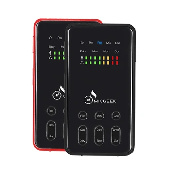 New MICGEEK MI520 Karaoke Microphone Mobile Sound Card Multi Modes DSP Mobile Live Sound Card Digital Audio Voice Change Speaker
New MICGEEK MI520 Karaoke Microphone Mobile Sound Card Multi Modes DSP Mobile Live Sound Card Digital Audio Voice Change Speaker
